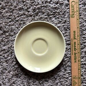 Russel Wright Iroquois Casual China Saucer - yellow